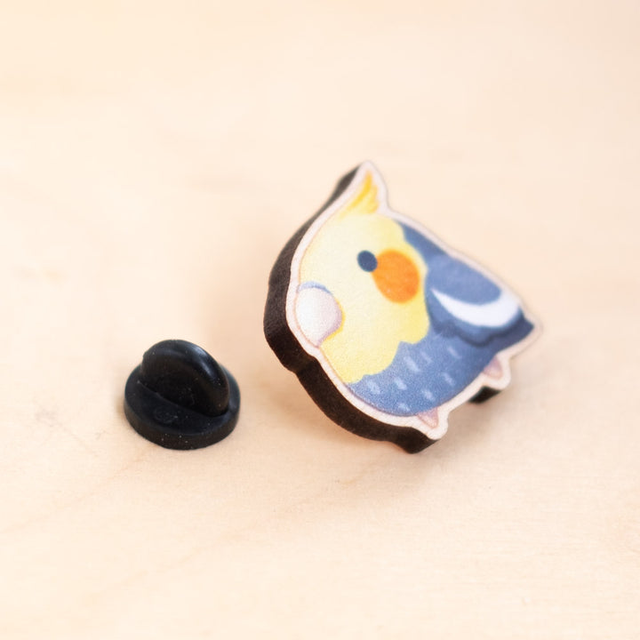Wooden pin - Cockatiel