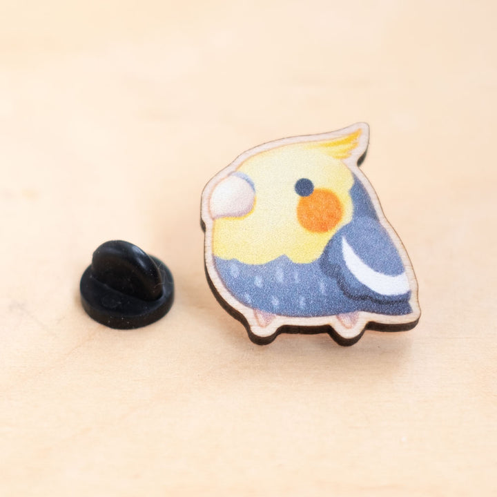 Wooden pin - Cockatiel