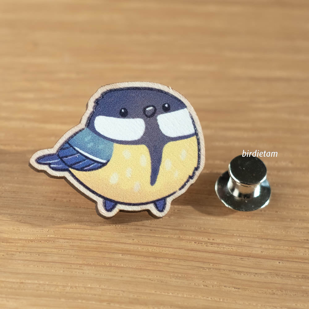 Wooden pin - Great Tit