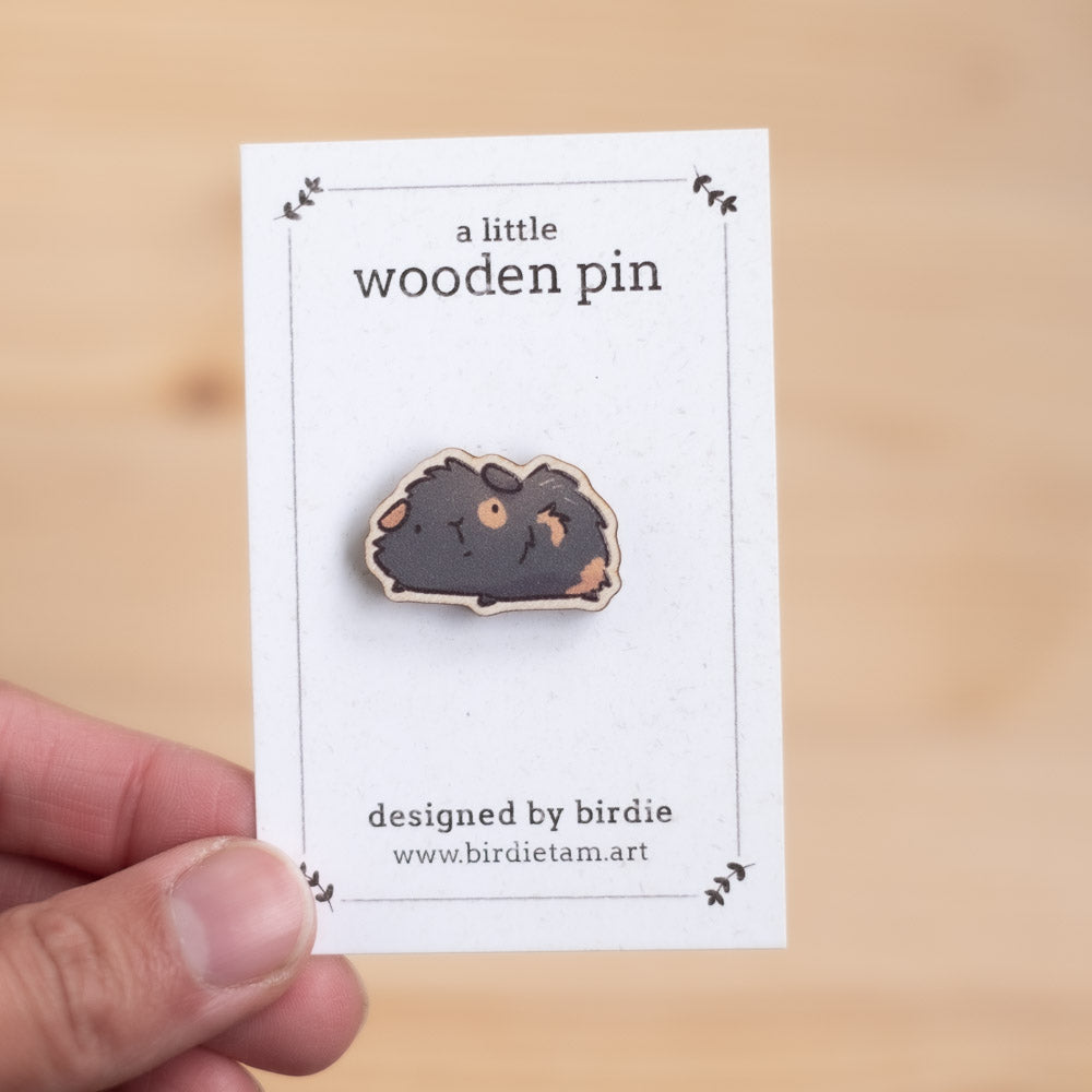 Wooden pin - Guinea pig, Fudge