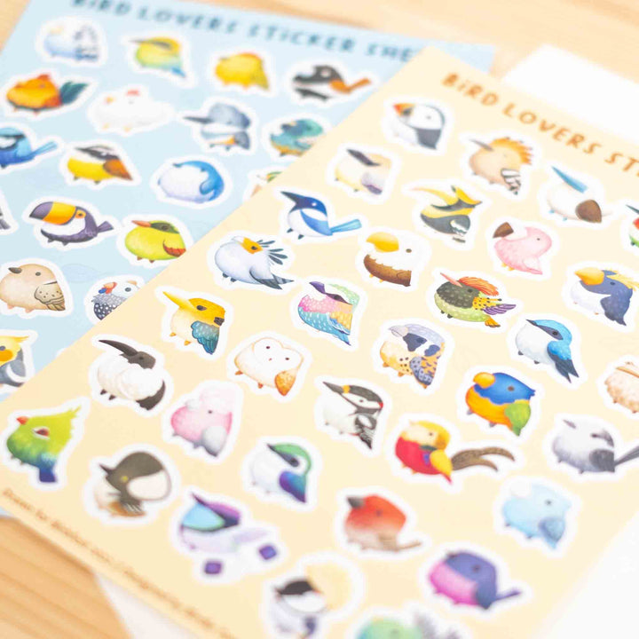 Sticker sheet - Bird lovers (A5)