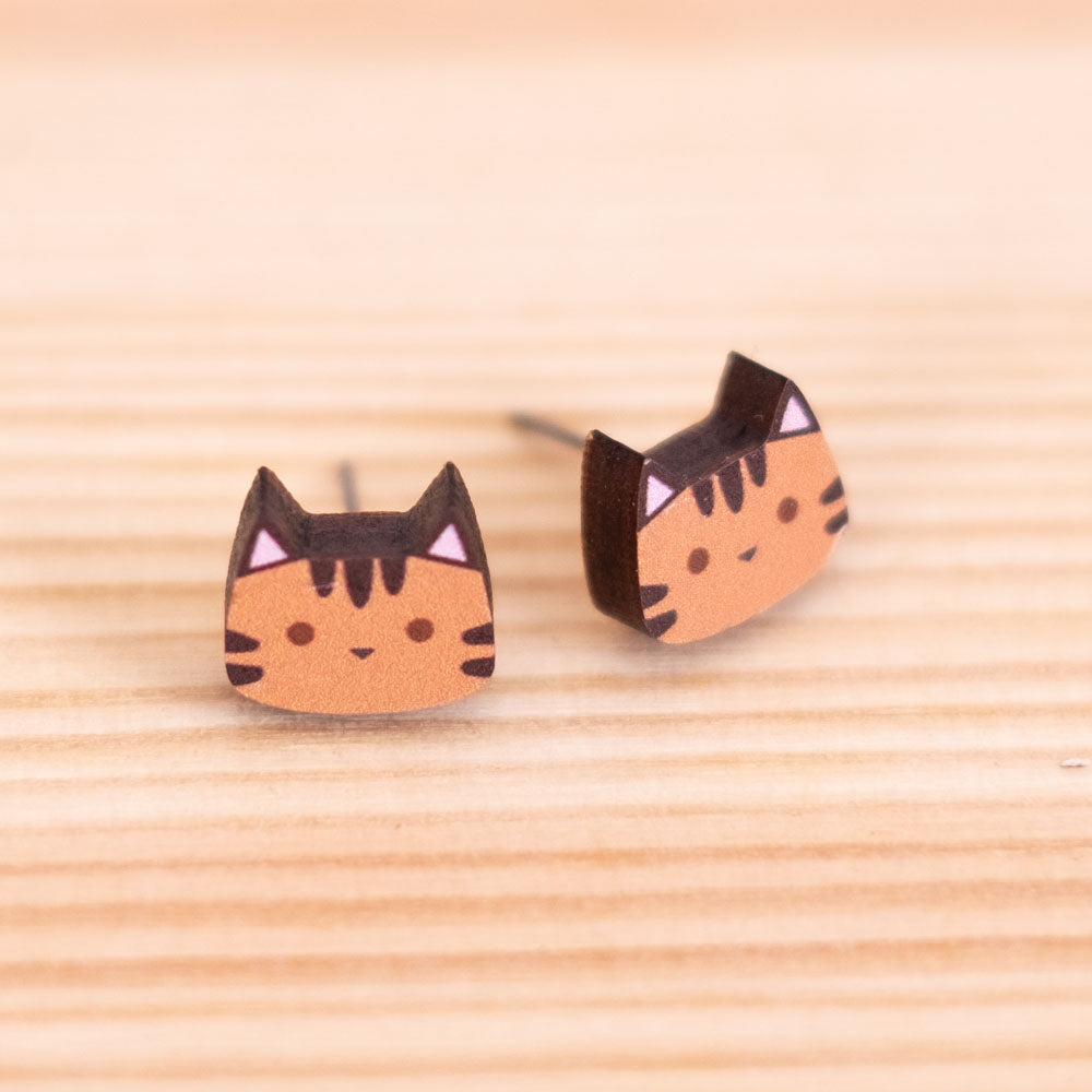 Earrings - Cats (multiple colors)