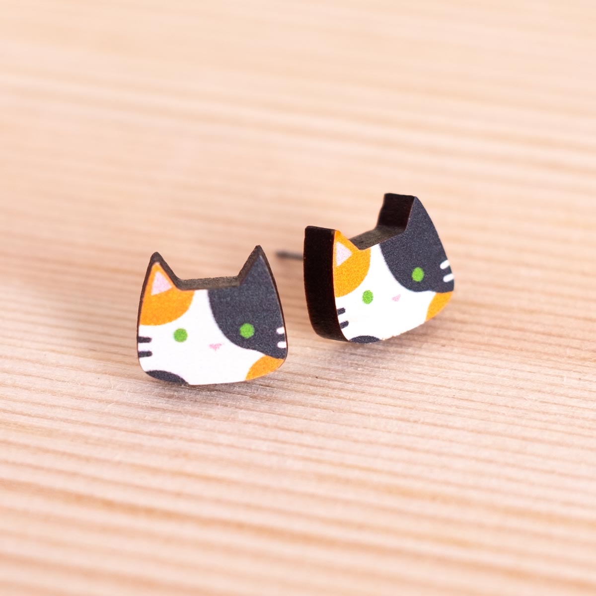 Earrings - Cats (multiple colors)