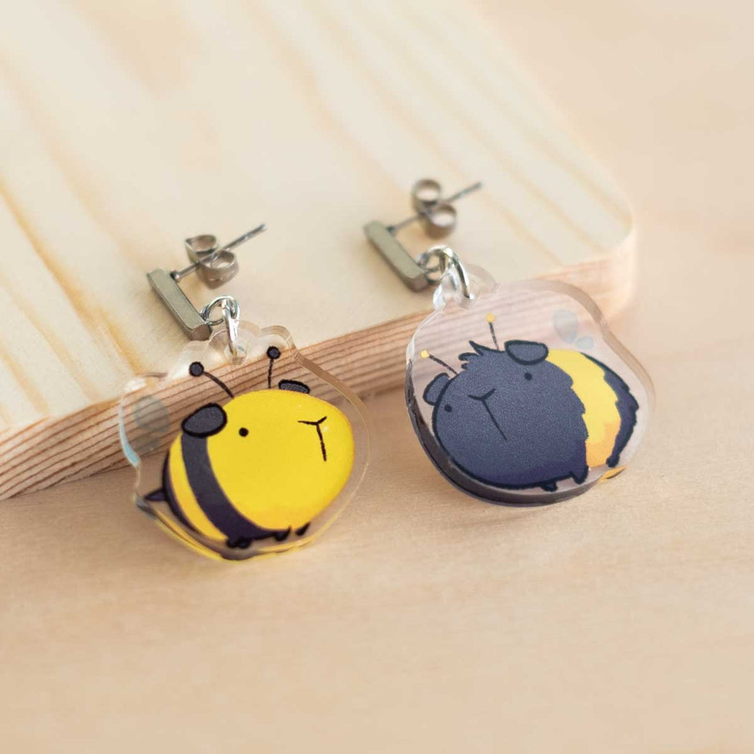 Earrings - Guinea Bees