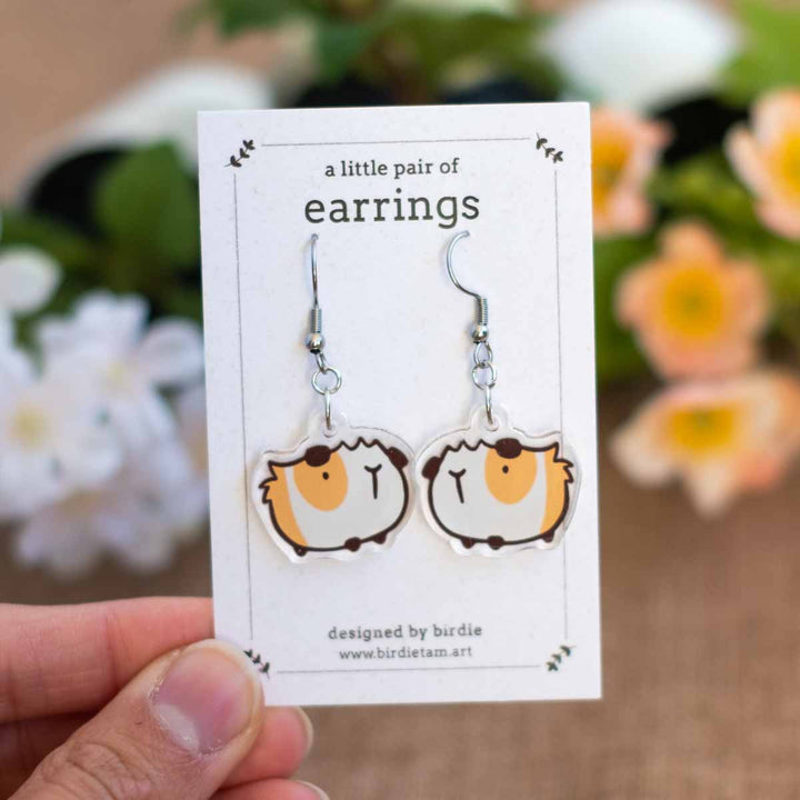 Earrings - Guinea pig (PP Poppy)