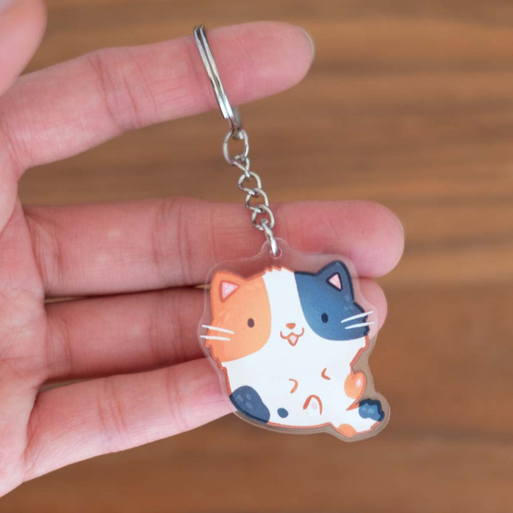 Keychain - Cat, calico