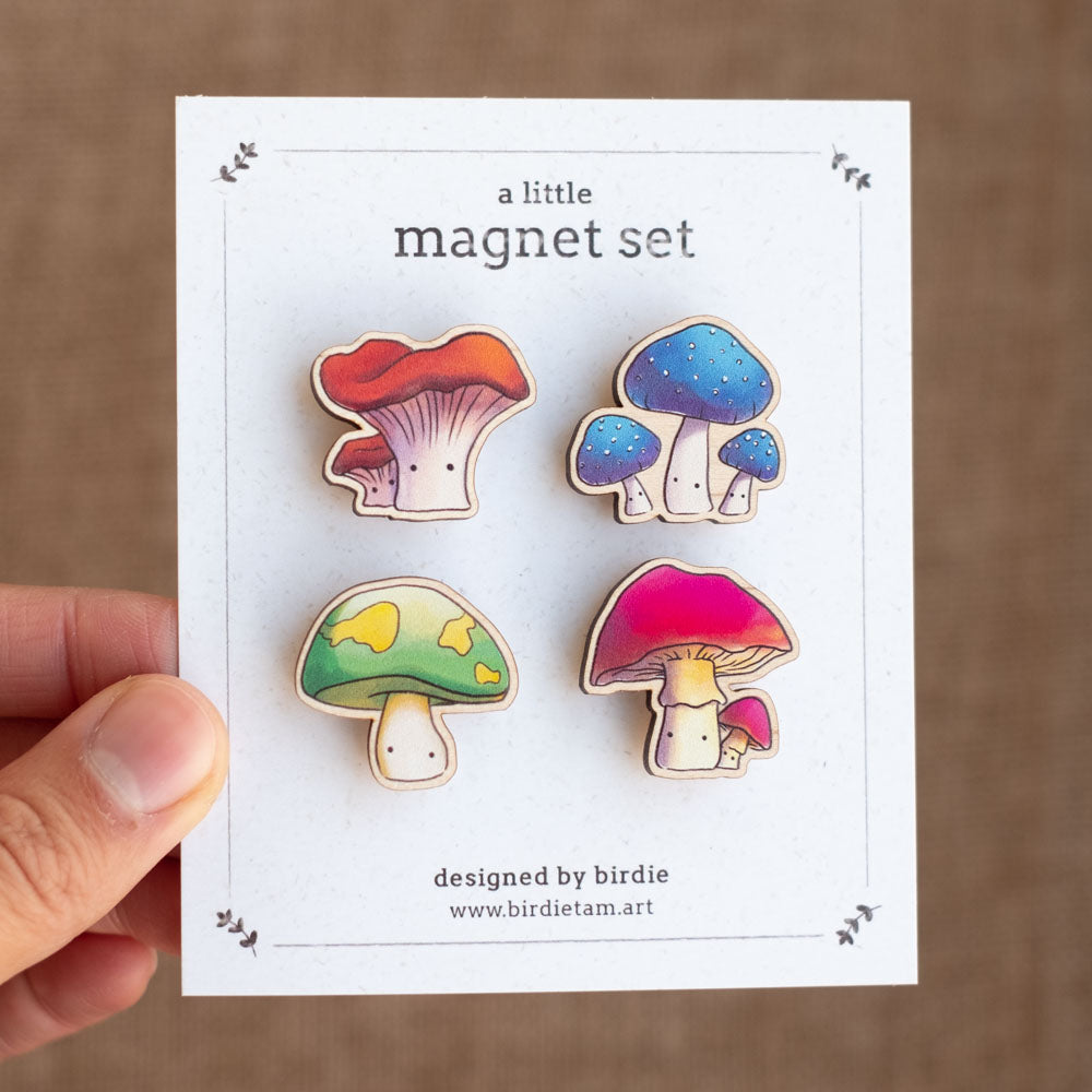 Magnet set - Mushrooms