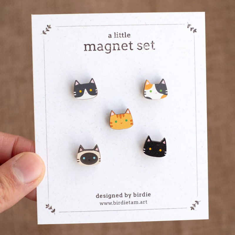 Mini magnets - Mini cats (Set A)