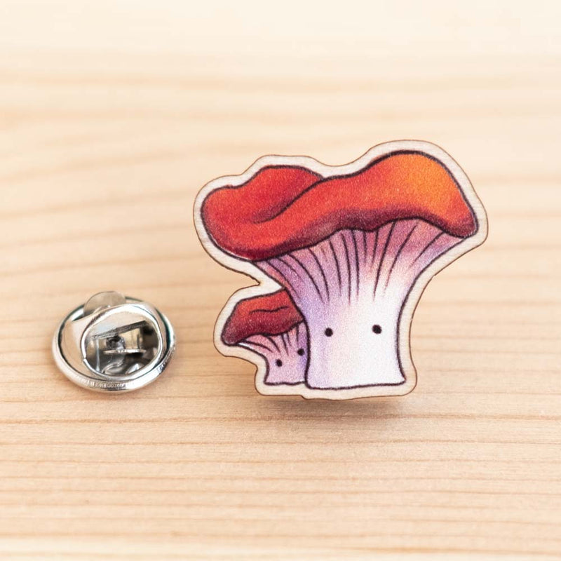 Wooden pin - Mushroom (chestnut)