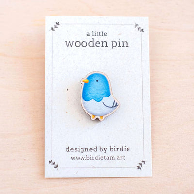 Wooden pin - Pigeon