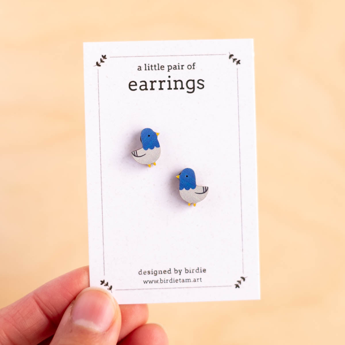 Earrings - Pigeons