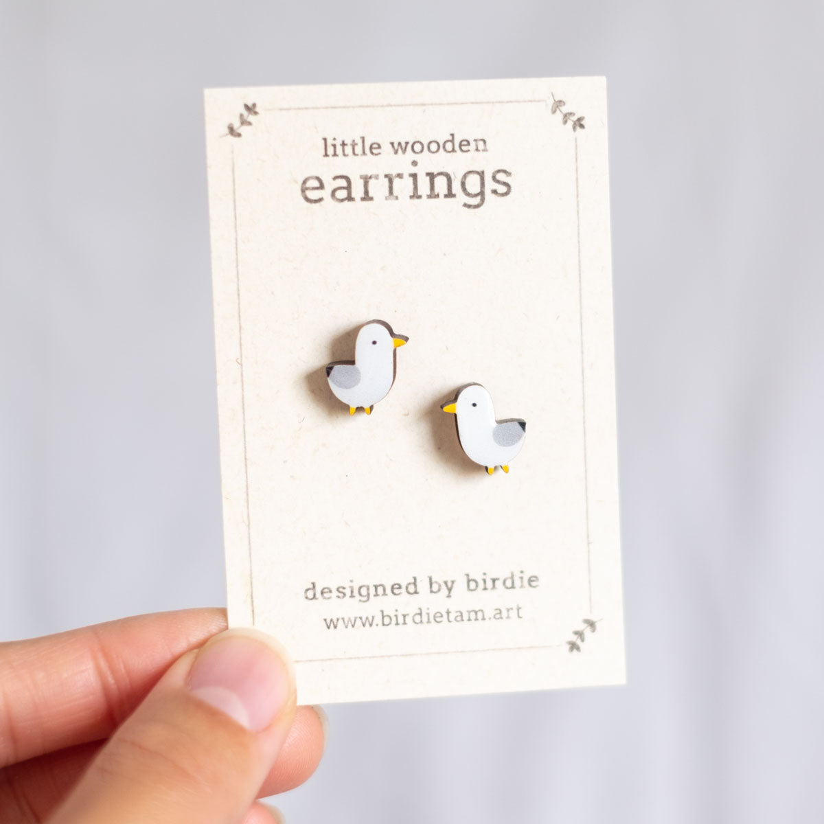 Earrings - Seagulls