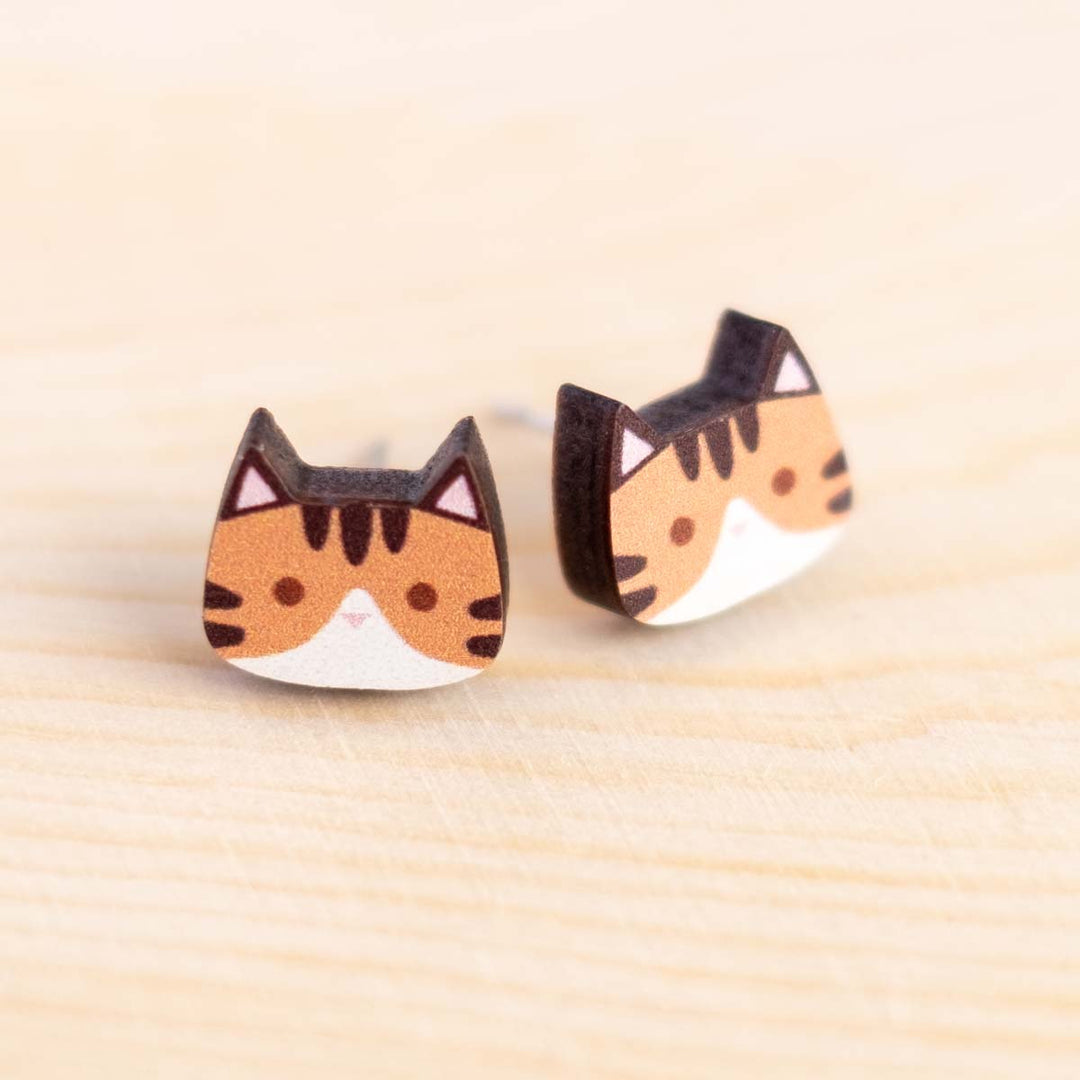 Earrings - Cats (multiple colors)