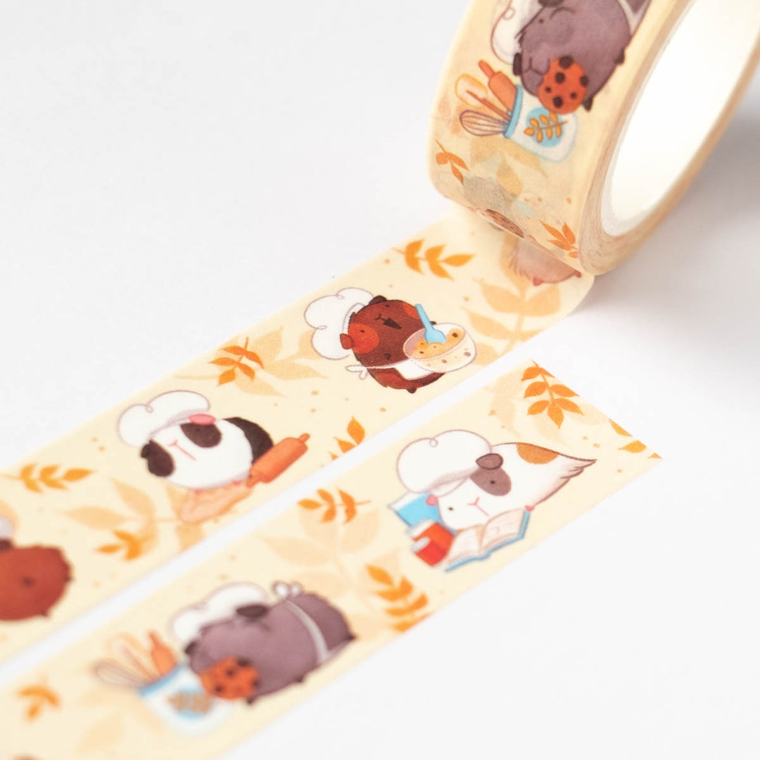 Washi tape - Baking guinea pigs