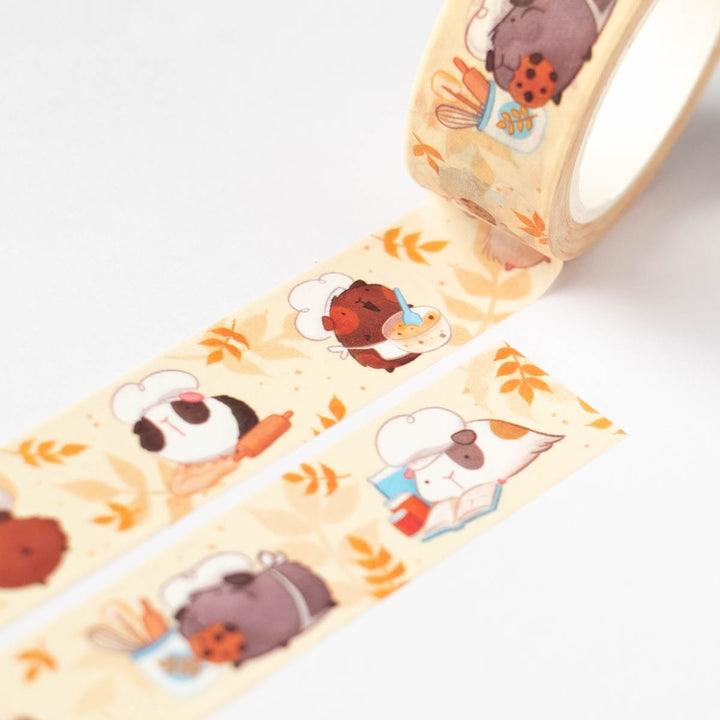 Washi tape - Baking guinea pigs