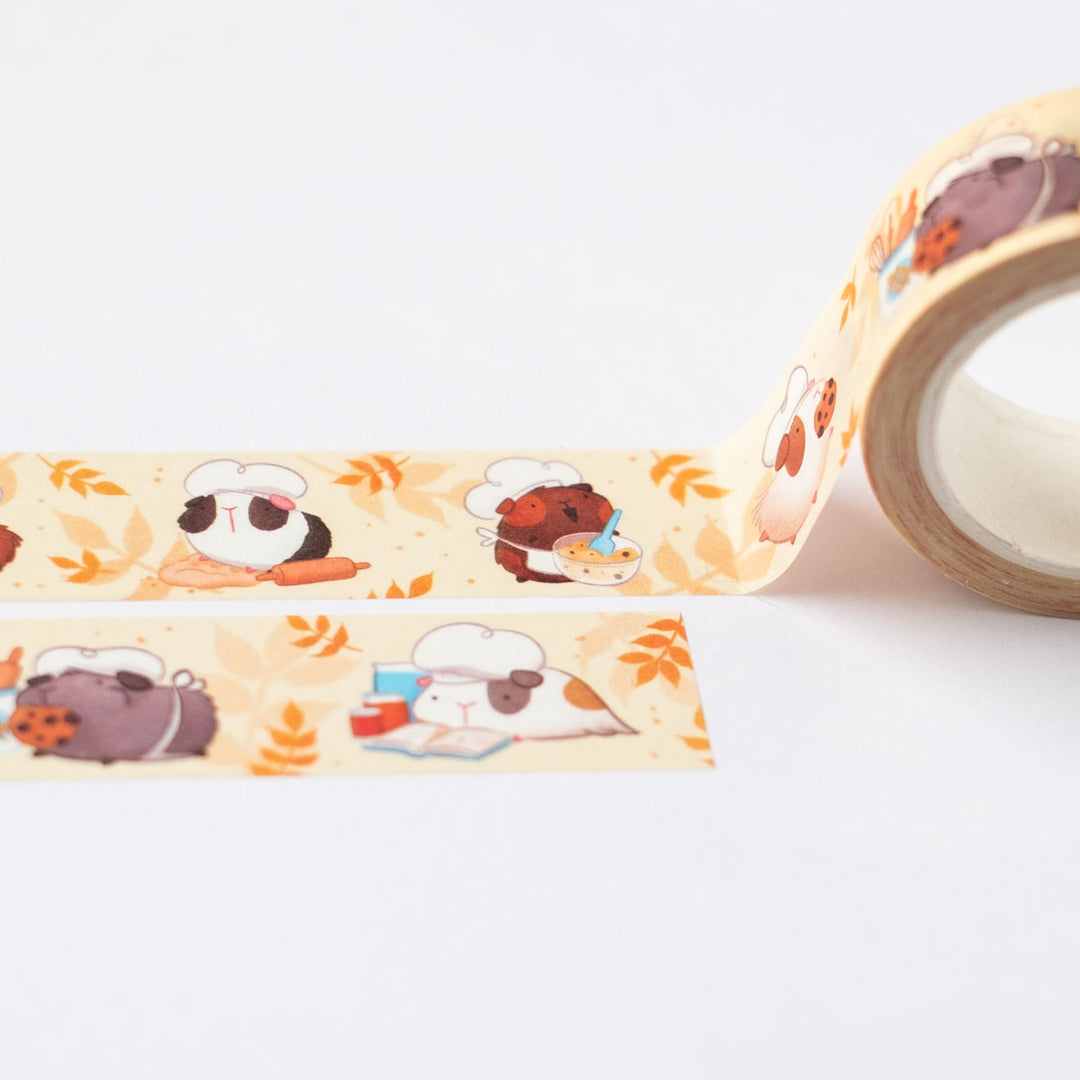 Washi tape - Baking guinea pigs