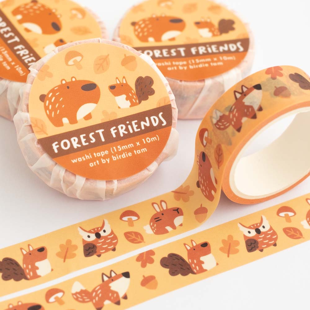 Washi tape - Forest Friends