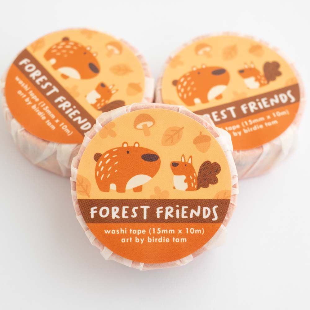 Washi tape - Forest Friends