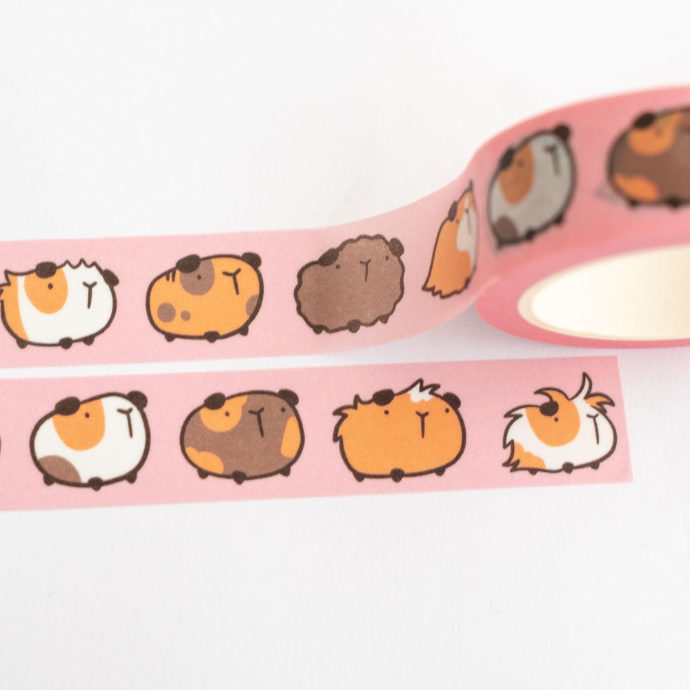 Washi tape - Pink guinea pig