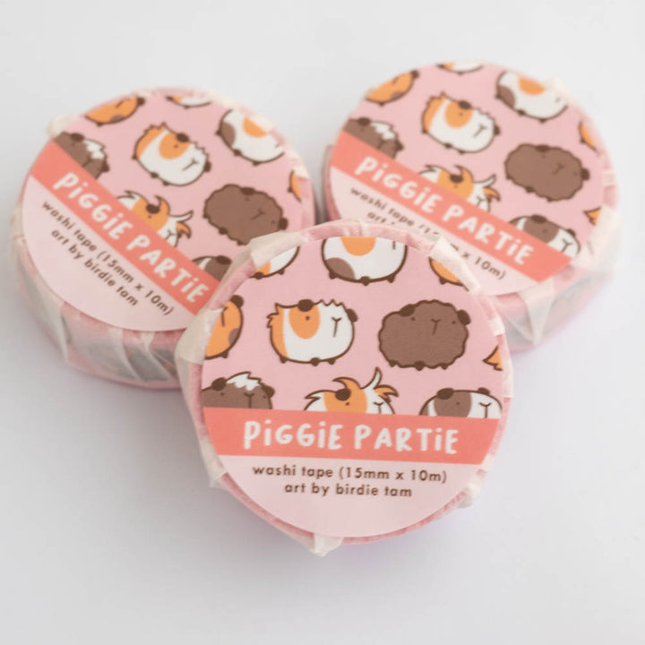 Washi tape - Pink guinea pig