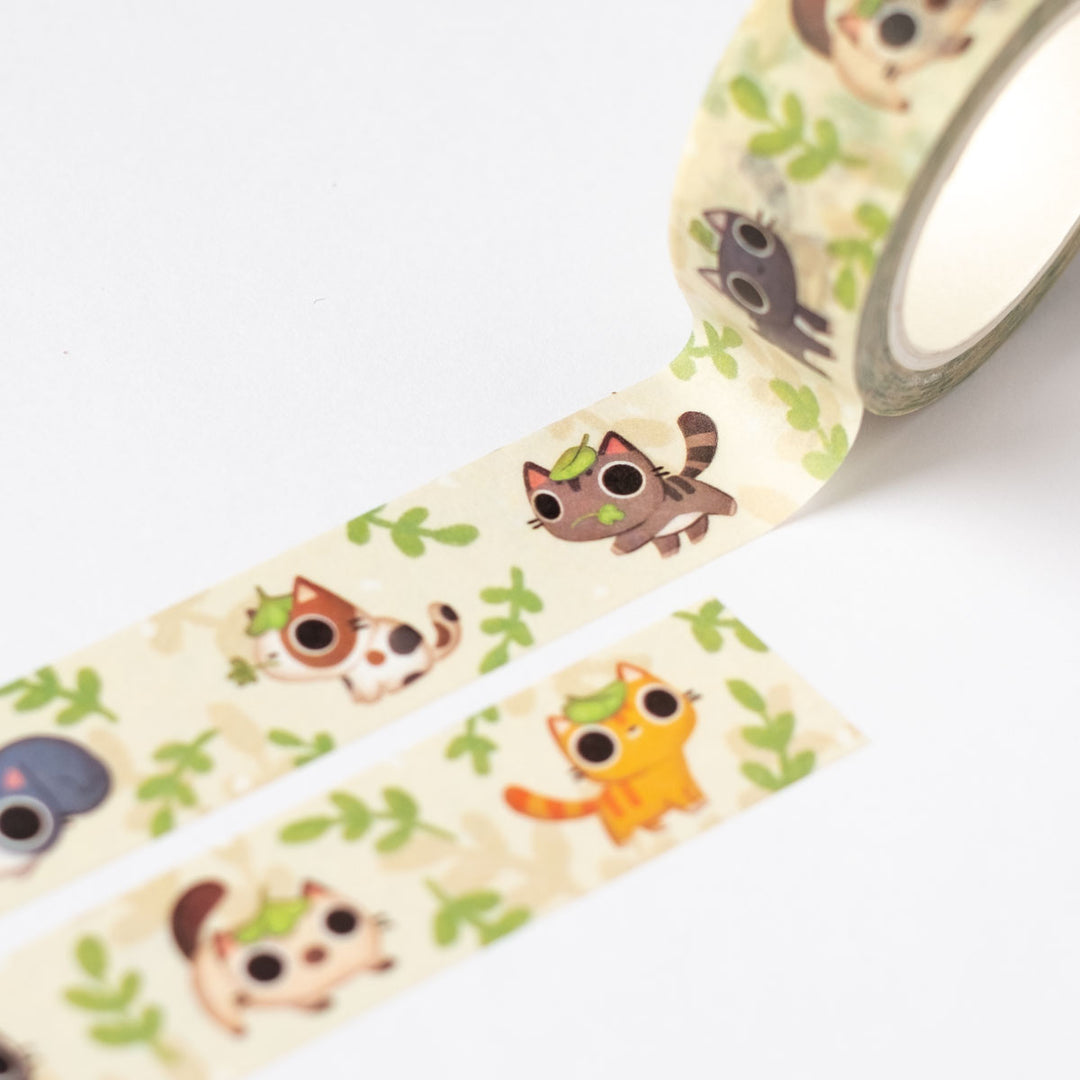 Washi tape - Plant kitties