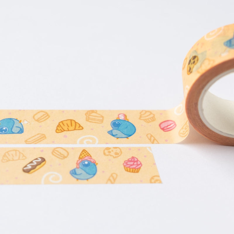 Washi tape - Pigeon & pastries