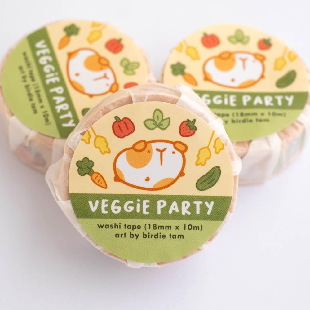 Washi tape - Veggie Party